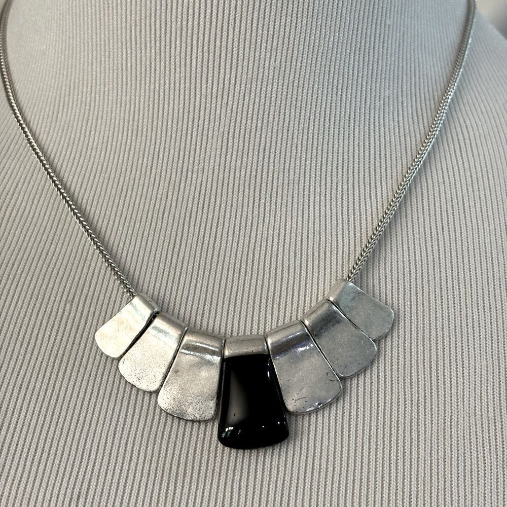 Nwt The Sak Silver Tone Reversible Necklace Nwt The Sak Silver Tone Reversible Necklace